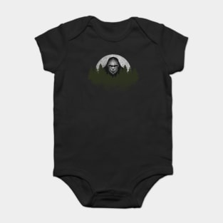 Visit Camp Sasquatch - Camping Moon Bigfoot TDesign SF4 Baby Bodysuit